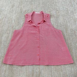 Equipment Silk Button Down Blouse Shirt Top S